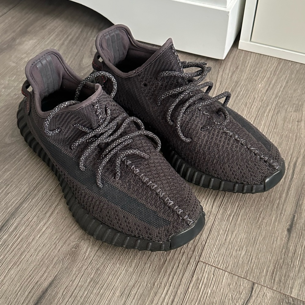 Adidas Men's Dark Gray Yeezy Sneakers